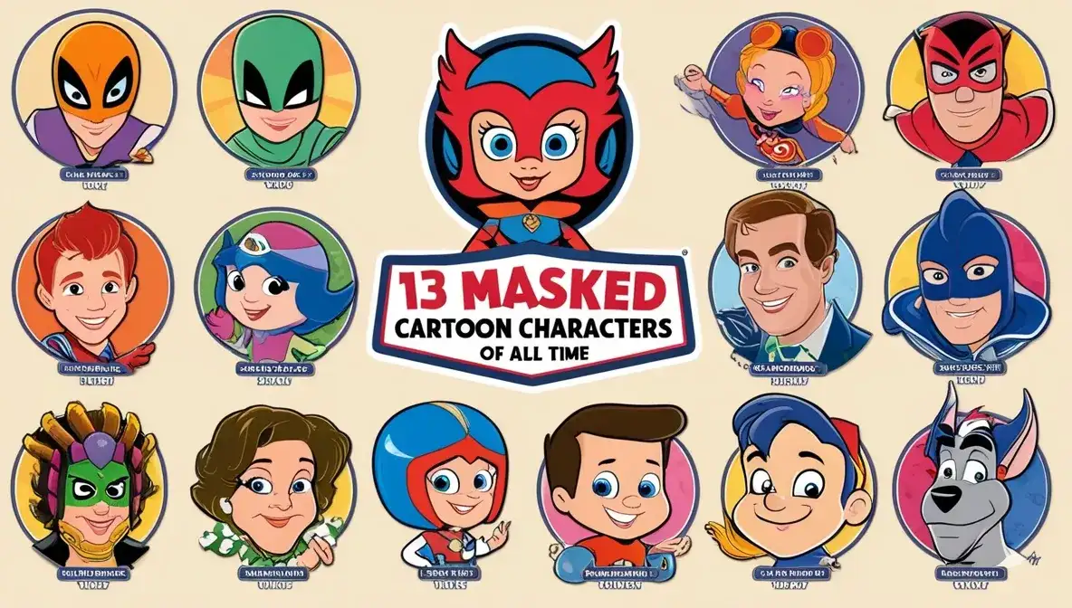 13 Masked Cartoon Characters of All Time