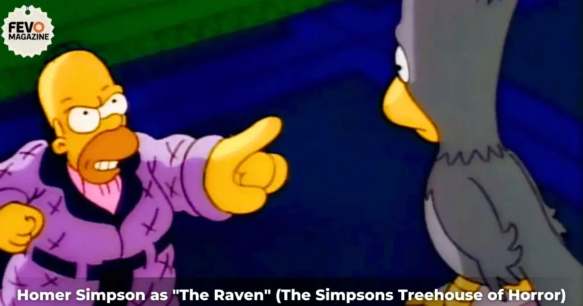 Homer Simpson as The Raven (The Simpsons Treehouse of Horror)