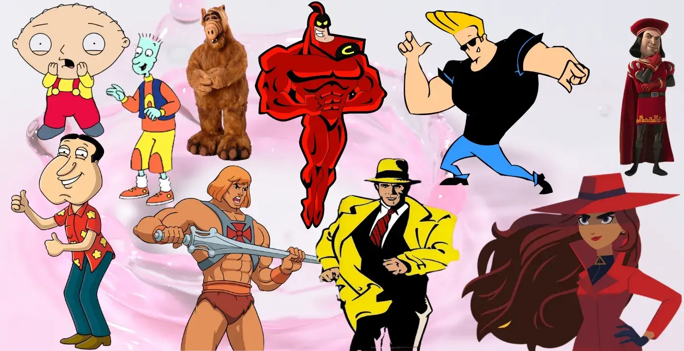 12 Iconic Long Chin Characters of Unforgettable Nostalgia