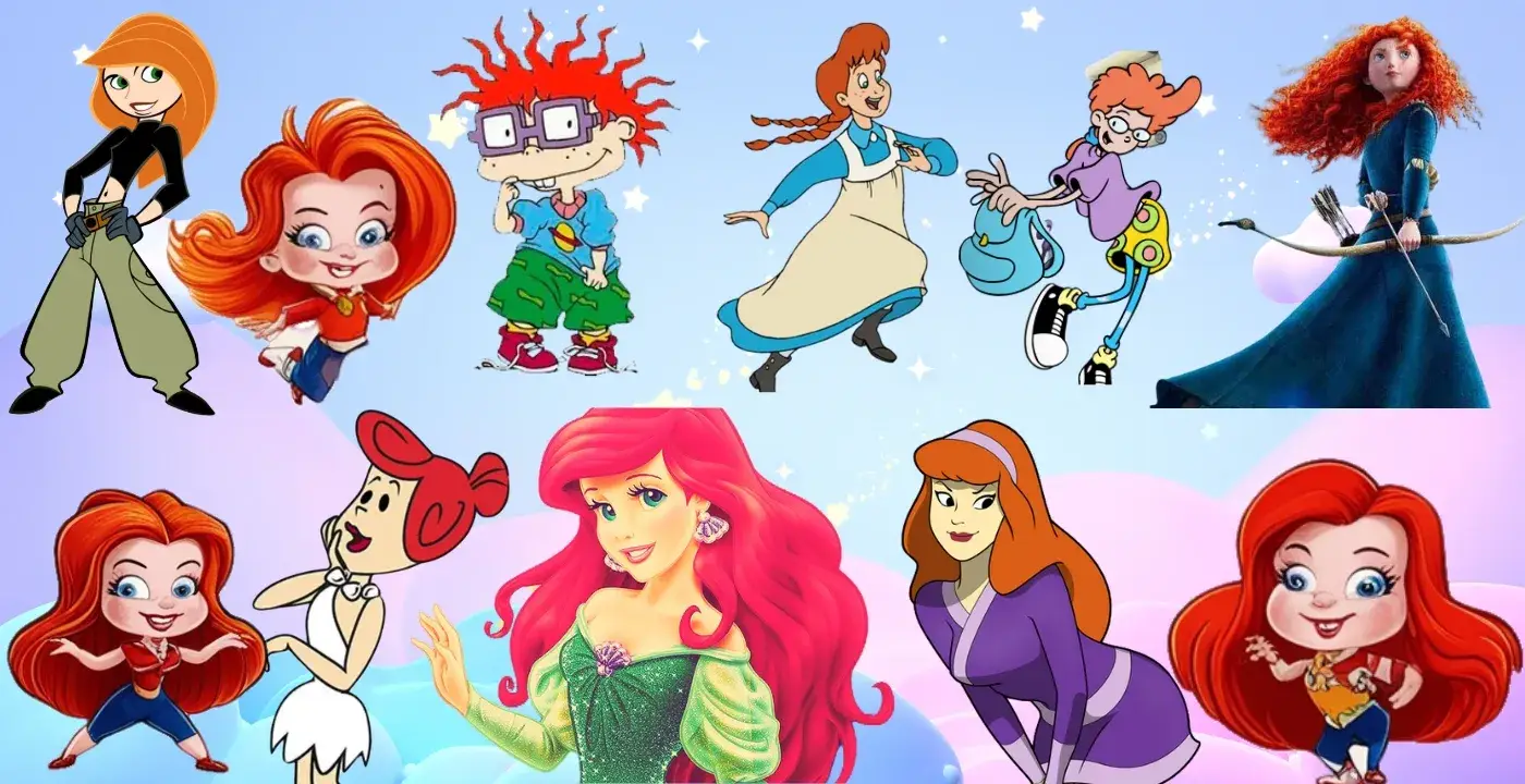 12 Redhead Cartoon Characters of All Time