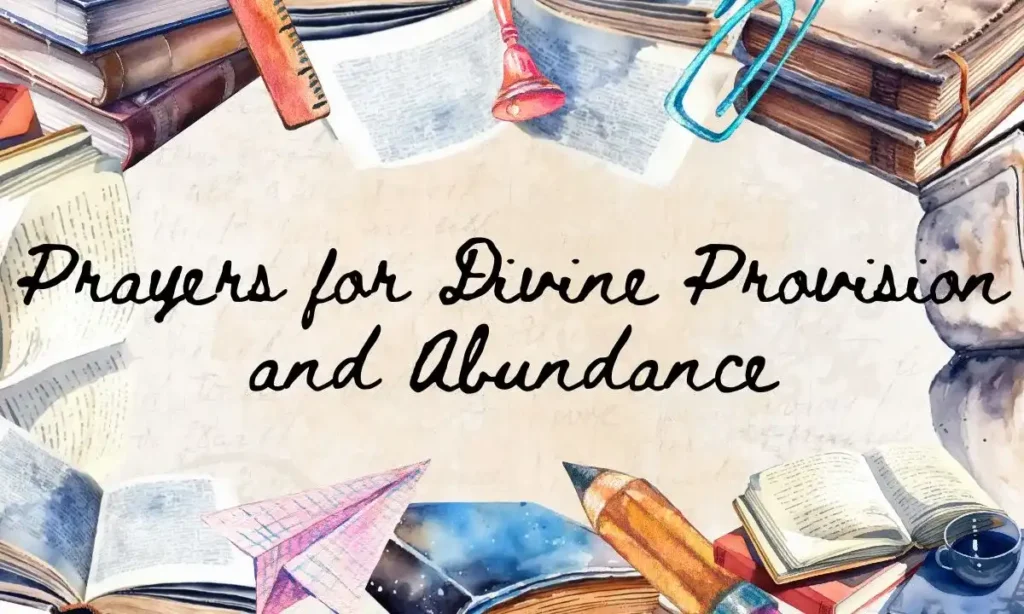 Prayers for Divine Provision and Abundance