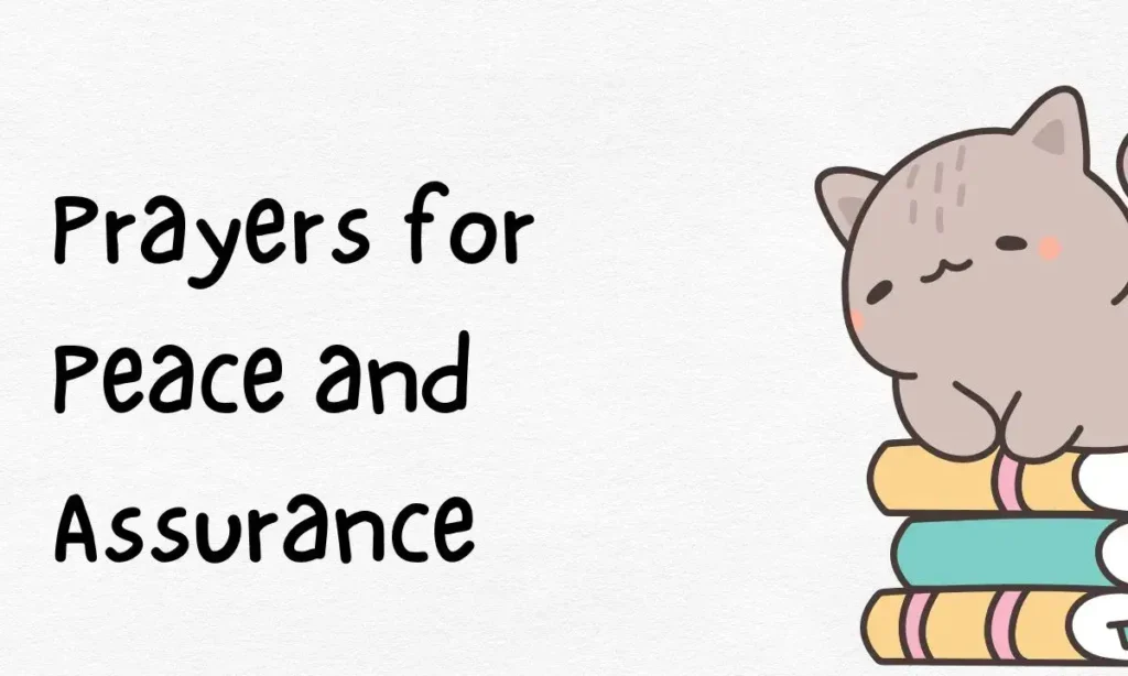 Prayers for Peace and Assurance