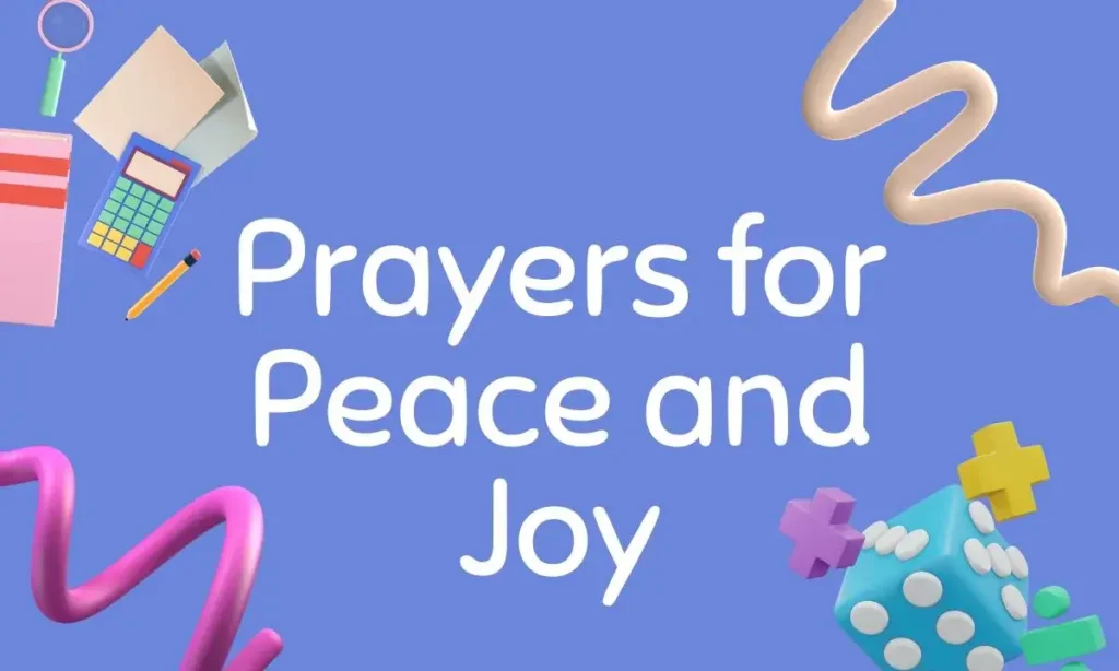 Prayers for Peace and Joy