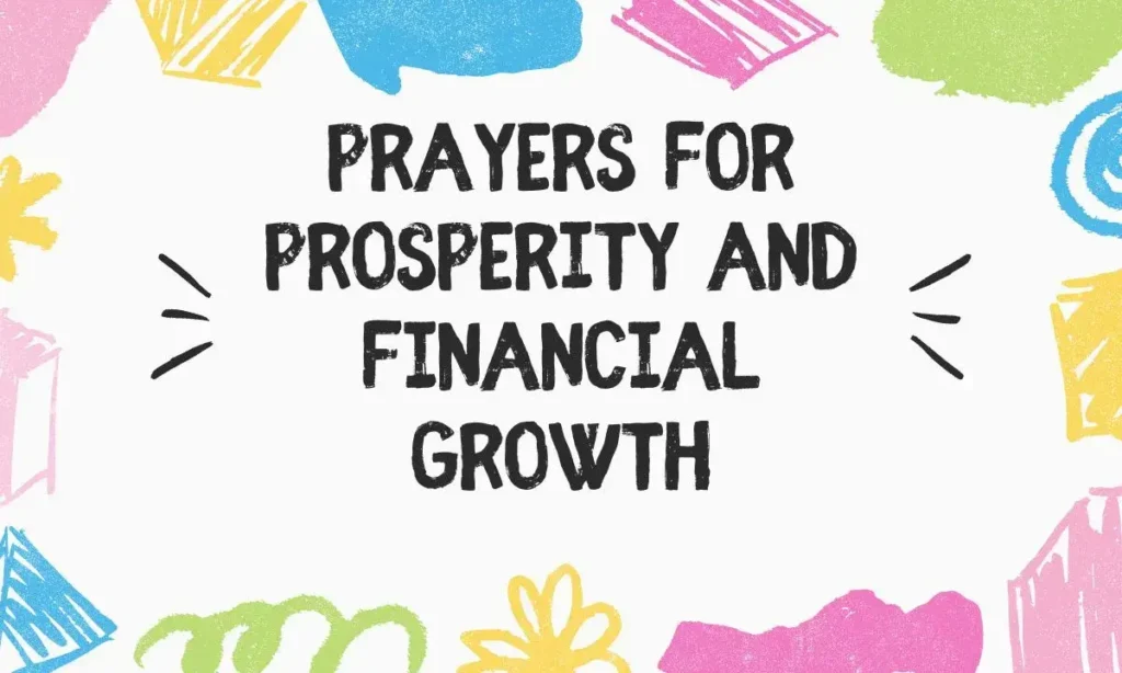 Prayers for Prosperity and Financial Growth
