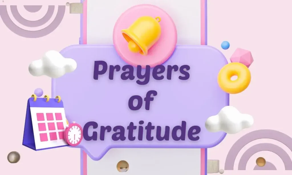 Prayers of Gratitude