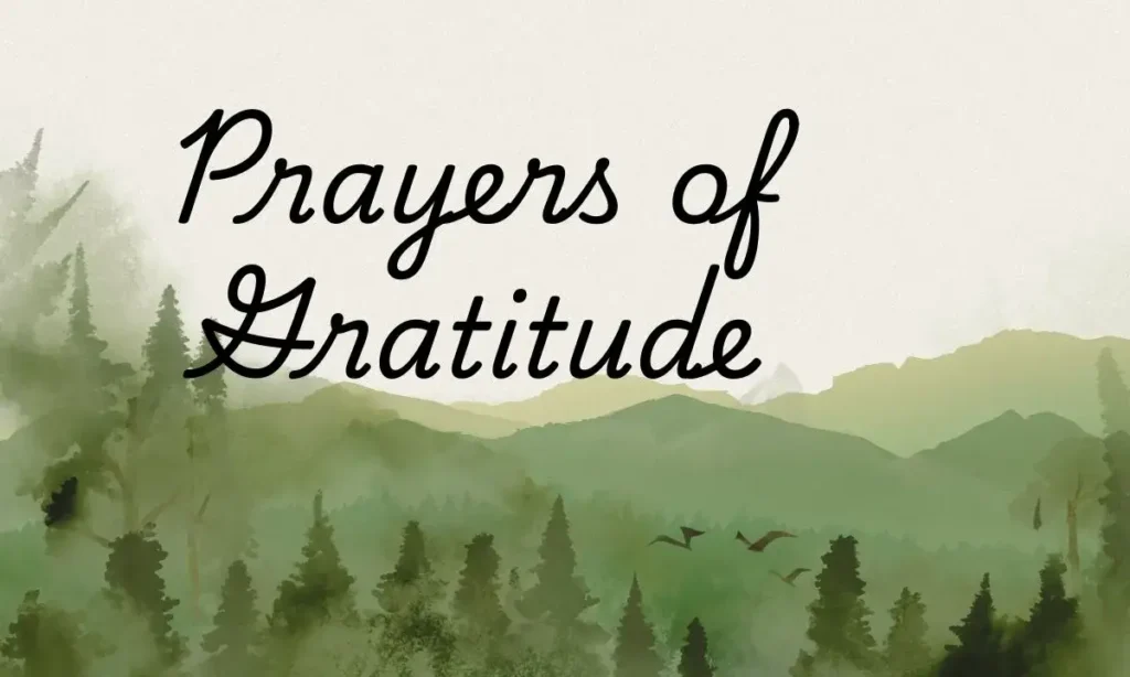 Prayers of Gratitude