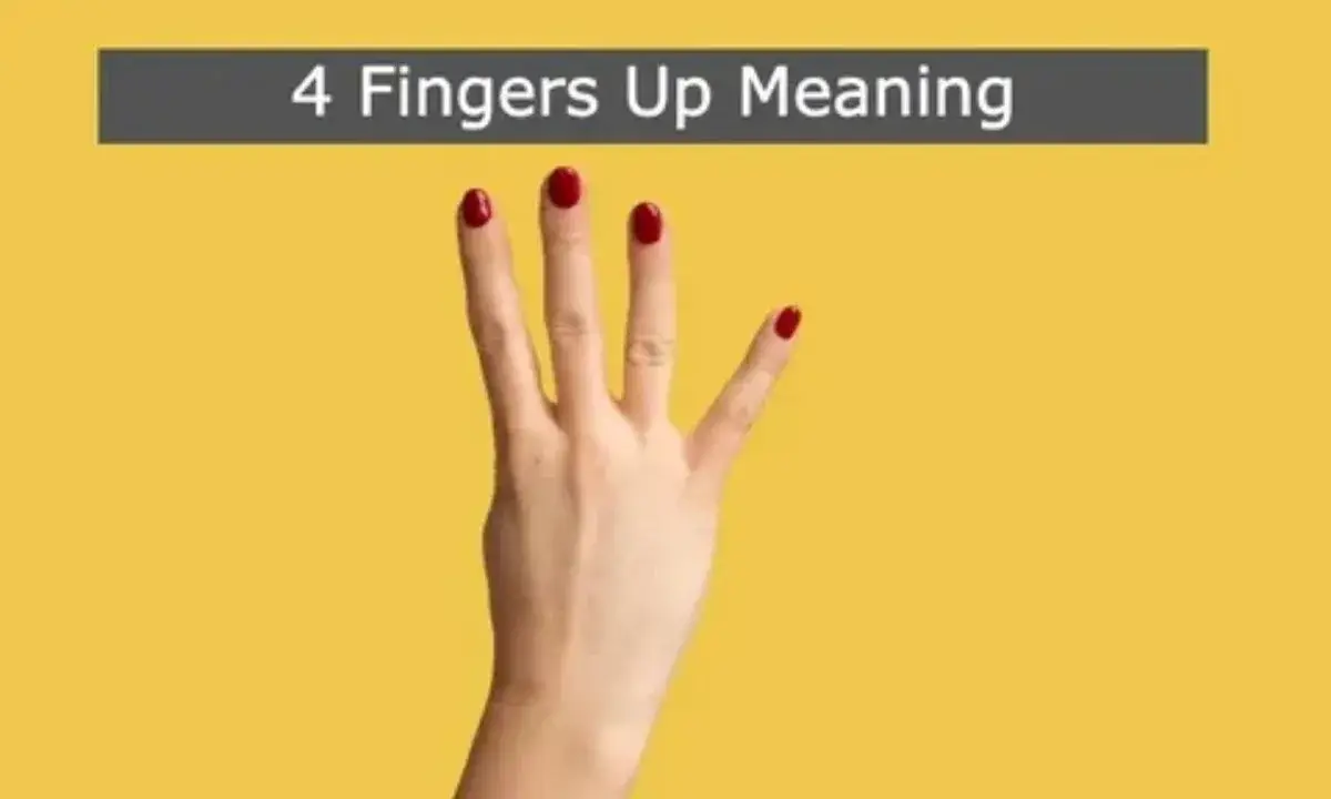 Holding Up 4 Fingers – Meaning, Origin & Modern Usage